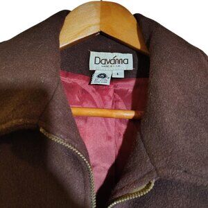 Davanna Coat, Size Large, Brown